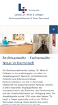 Mobile Screenshot of anwaltskanzlei-lankau.de
